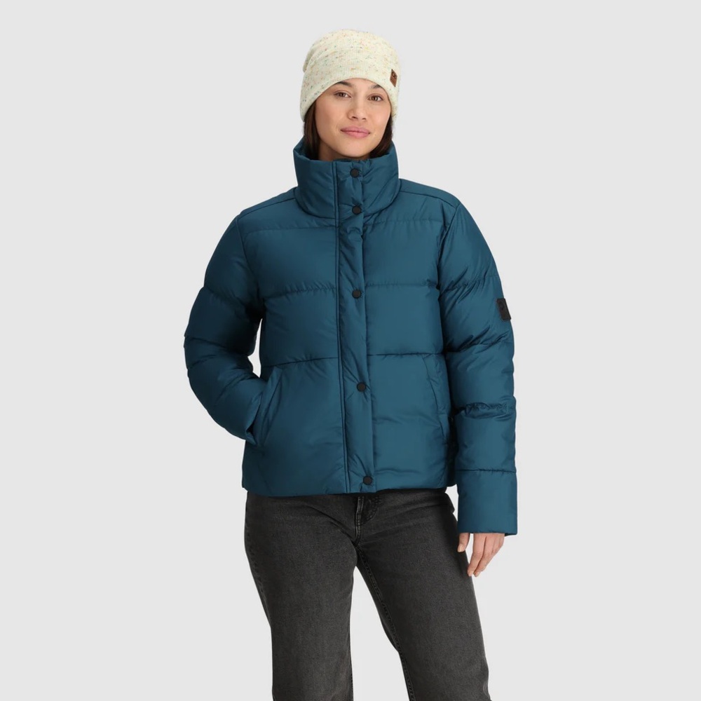 Outdoor Research Women's Turquoise Puffer Jacket